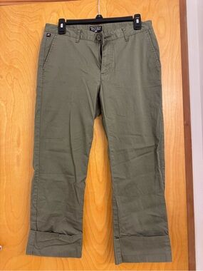 Ralph Lauren Olive Green Cropped Women's Pants